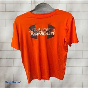 UNDER ARMOUR, orange, size YXL